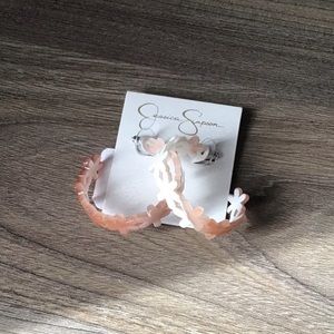 Jessica Simpson Ombré Hoop Earrings